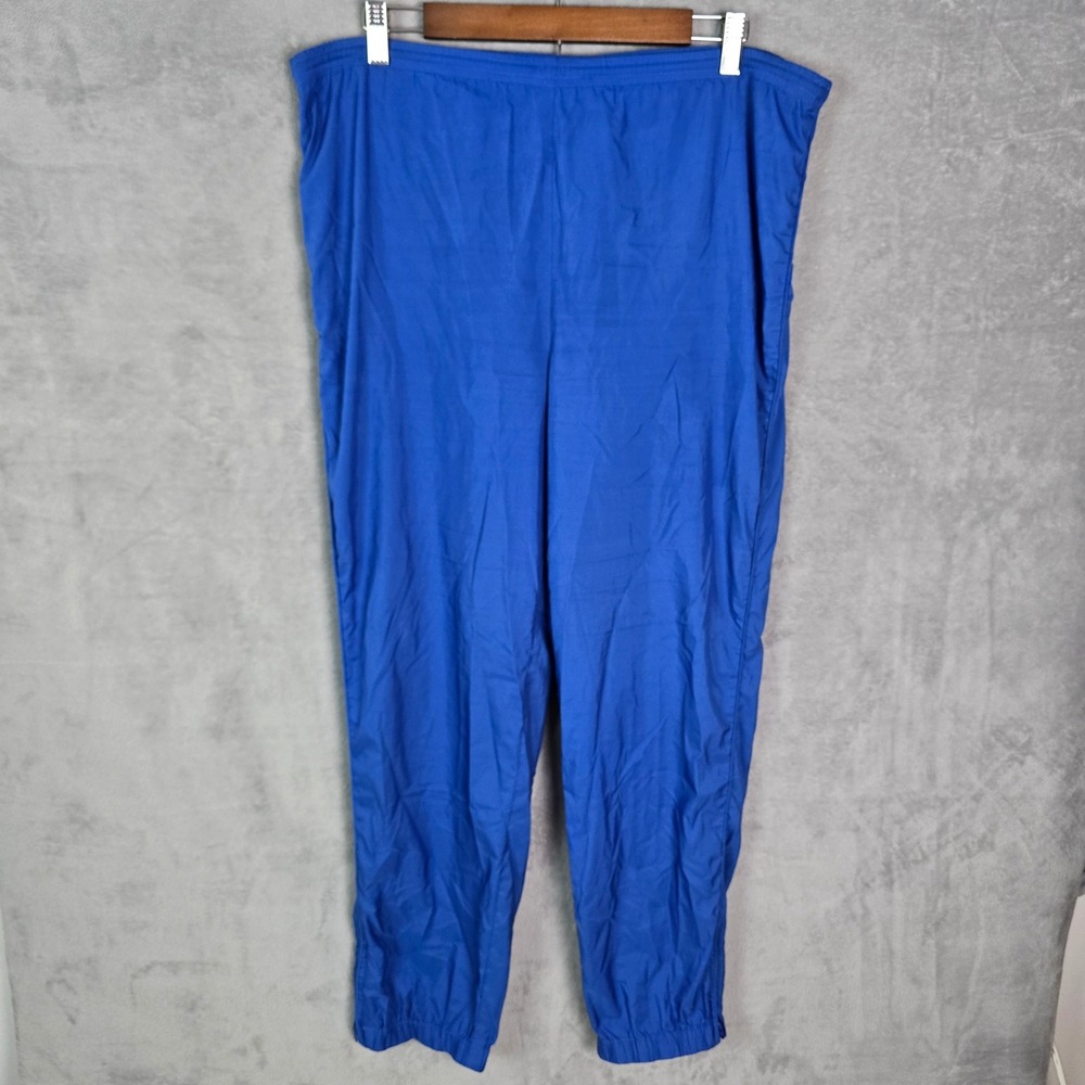 Lauren Ralph Lauren LRL Royal Blue Track Pants Windbreaker Joggers Womens Medium